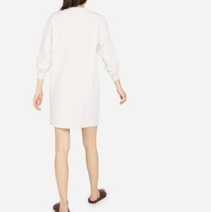 EVERLANE| classic French terry crewneck dress.